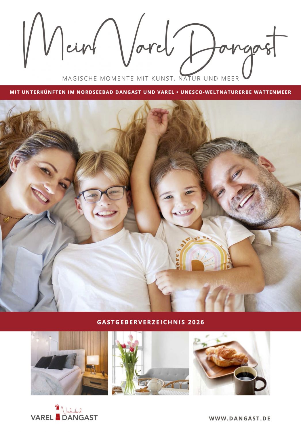 Titelseite des Dangaster Gastgeberverzeichnisses 2026